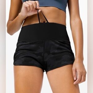 Lululemon Speed Up Short High-Rise 4" Camo Size 6